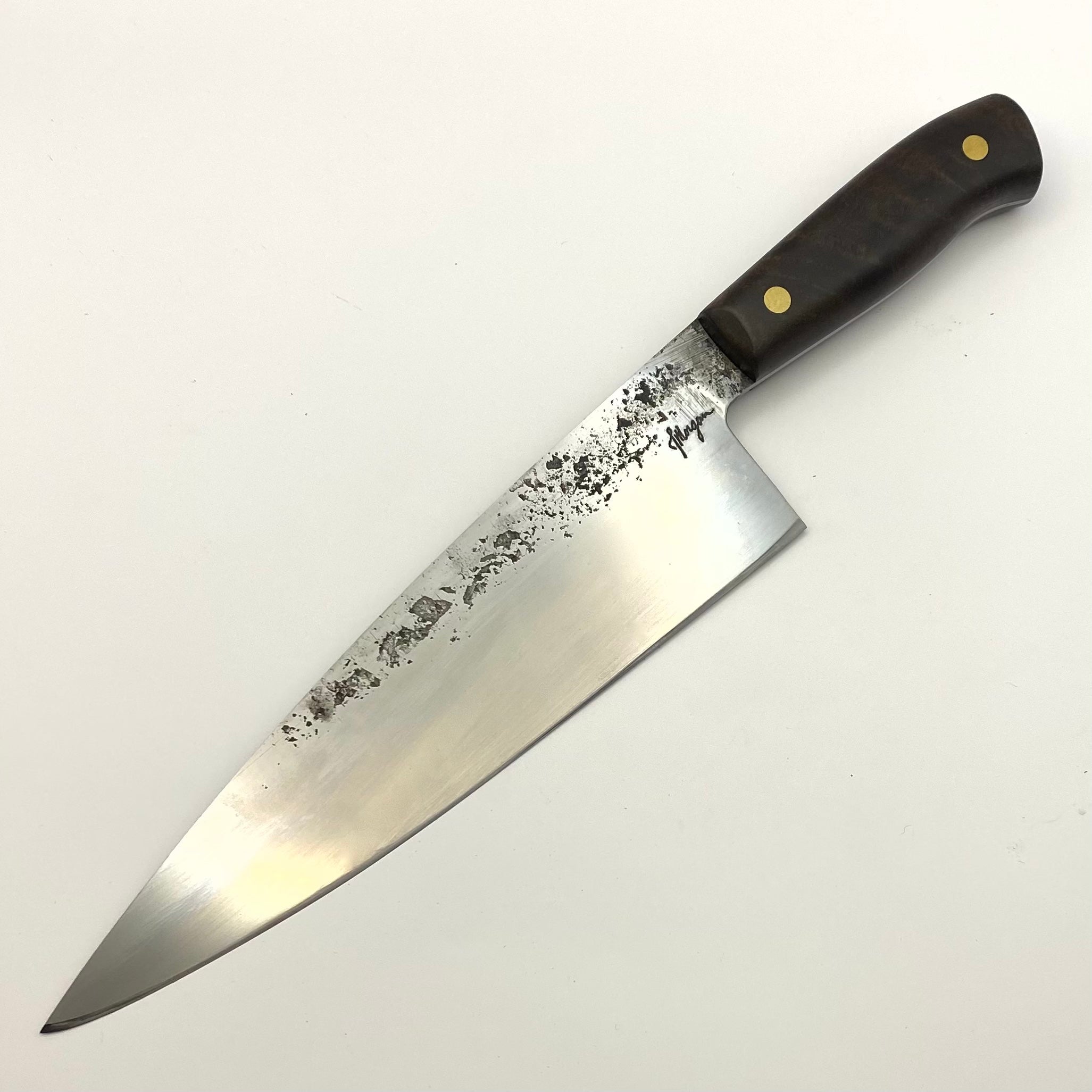 Handmade Forged High Carbon Full Tang 8 Chef Knife by Butcher's Blade –  World of Wagyu